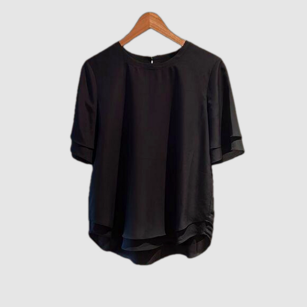 Club Monaco pull over dressy t shirt small euc